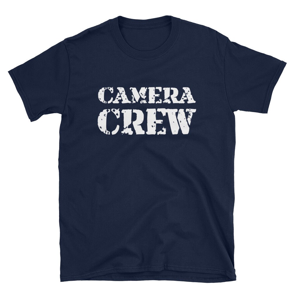 Camera Crew Videographer Cameraman Operator Film Photographer Movie Crew Shirt image 1