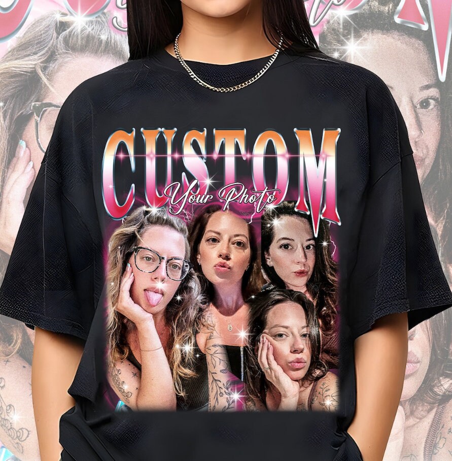 Custom Bootleg Rap Tee Boyfriend/Girlfriend Shirt 90s Retro Gift image 1