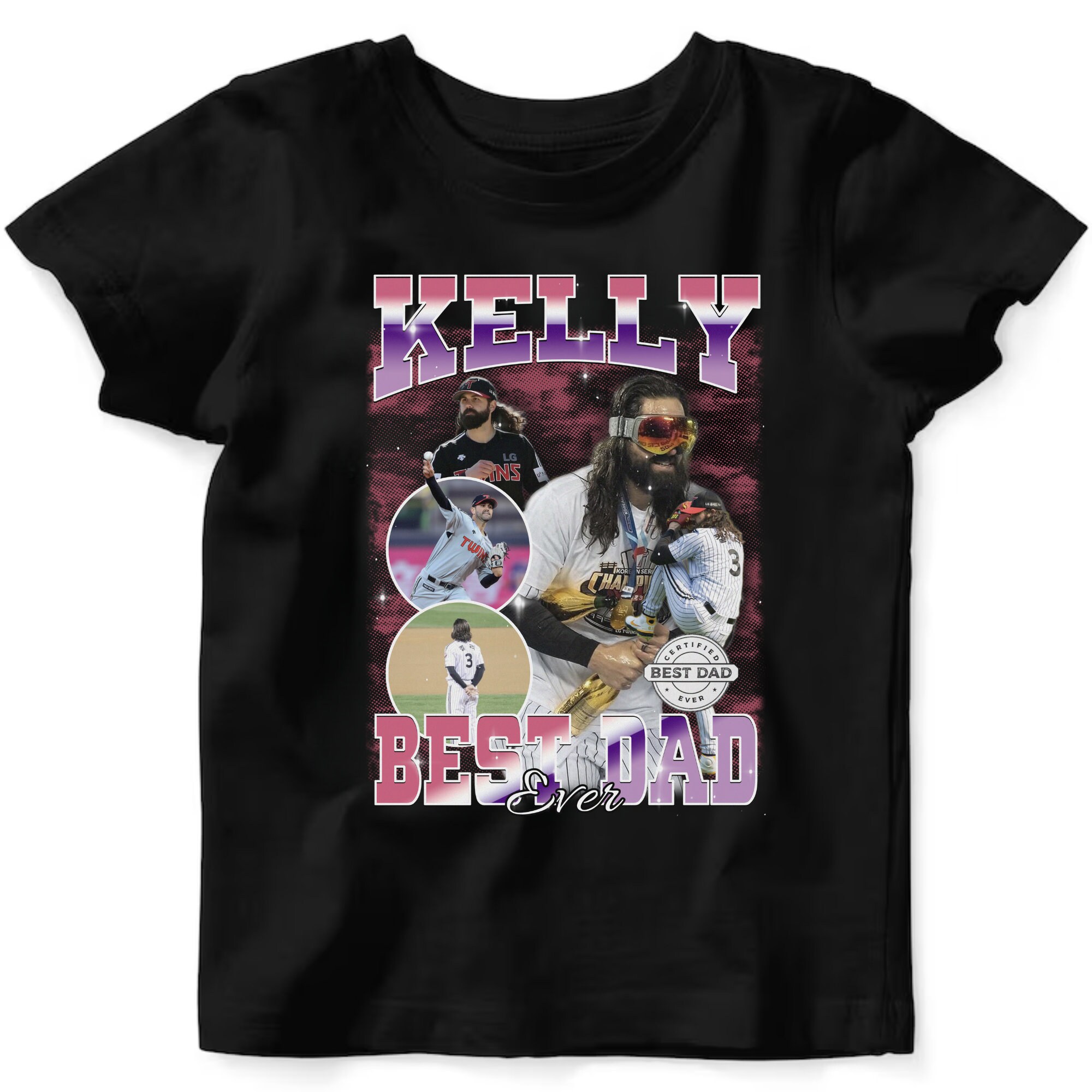 Custom Vintage 90s Bootleg Shirt Personalized Daddy & Baby Shirts image 1