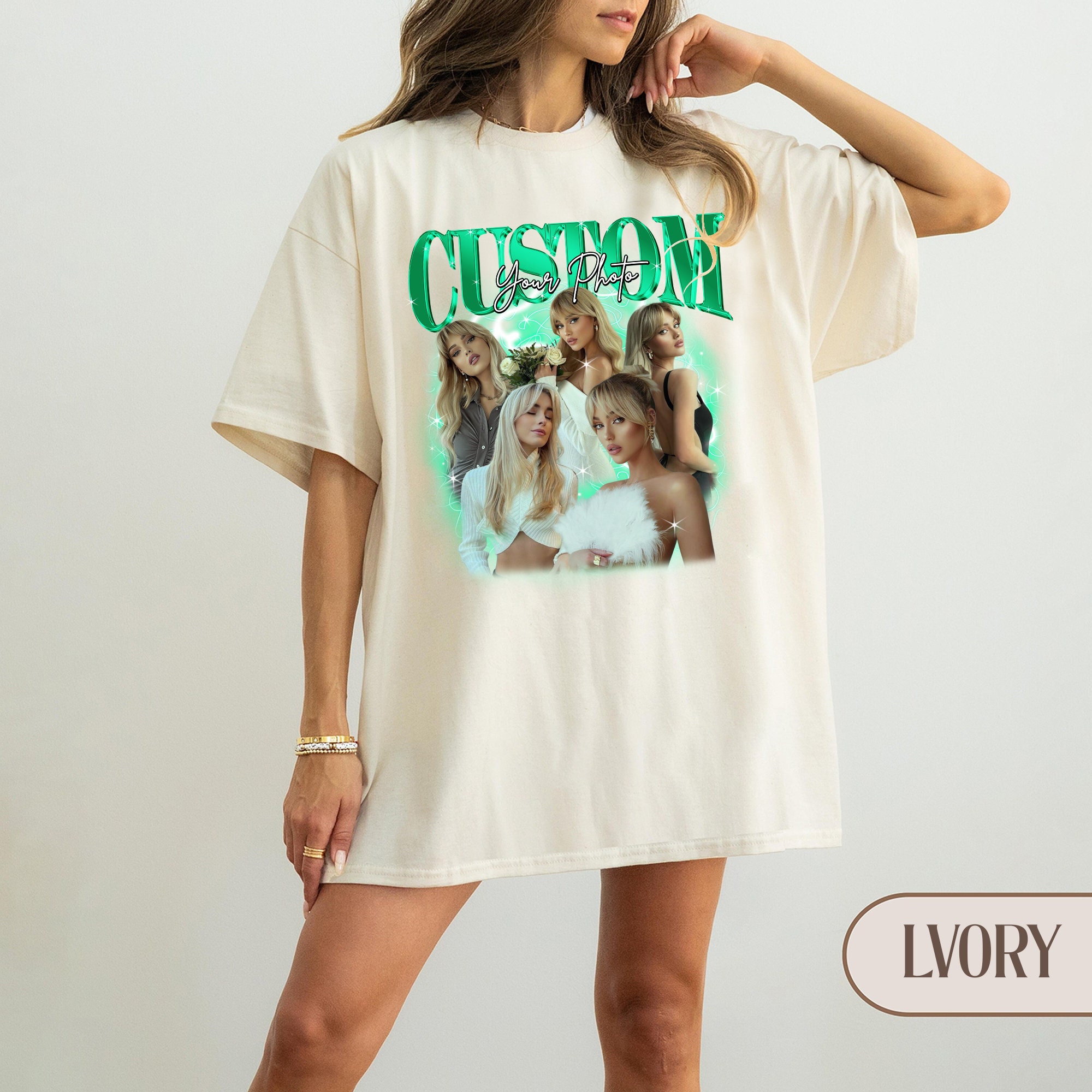 Custom Bootleg Rap Tee | 90s Vintage | Your Photo & Design | Retro Style image 4