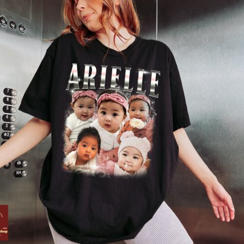 Custom 90s Bootleg Shirt Face Tee Pet Photo Baby Face Girlfriend Tee image 0