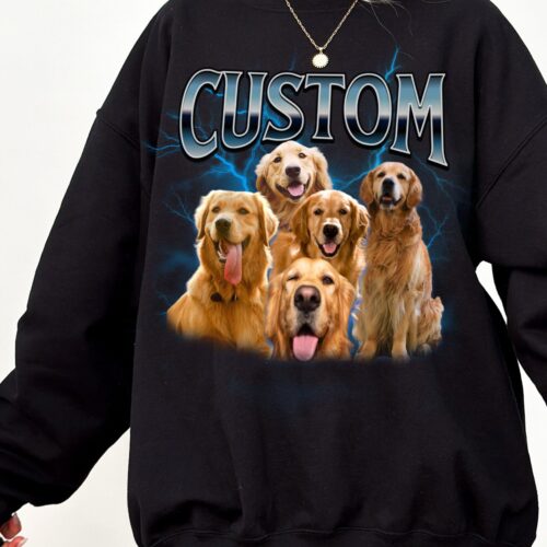 Custom Bootleg Dog Mom Lover Cat 90s Vintage Pet Shirt image 0