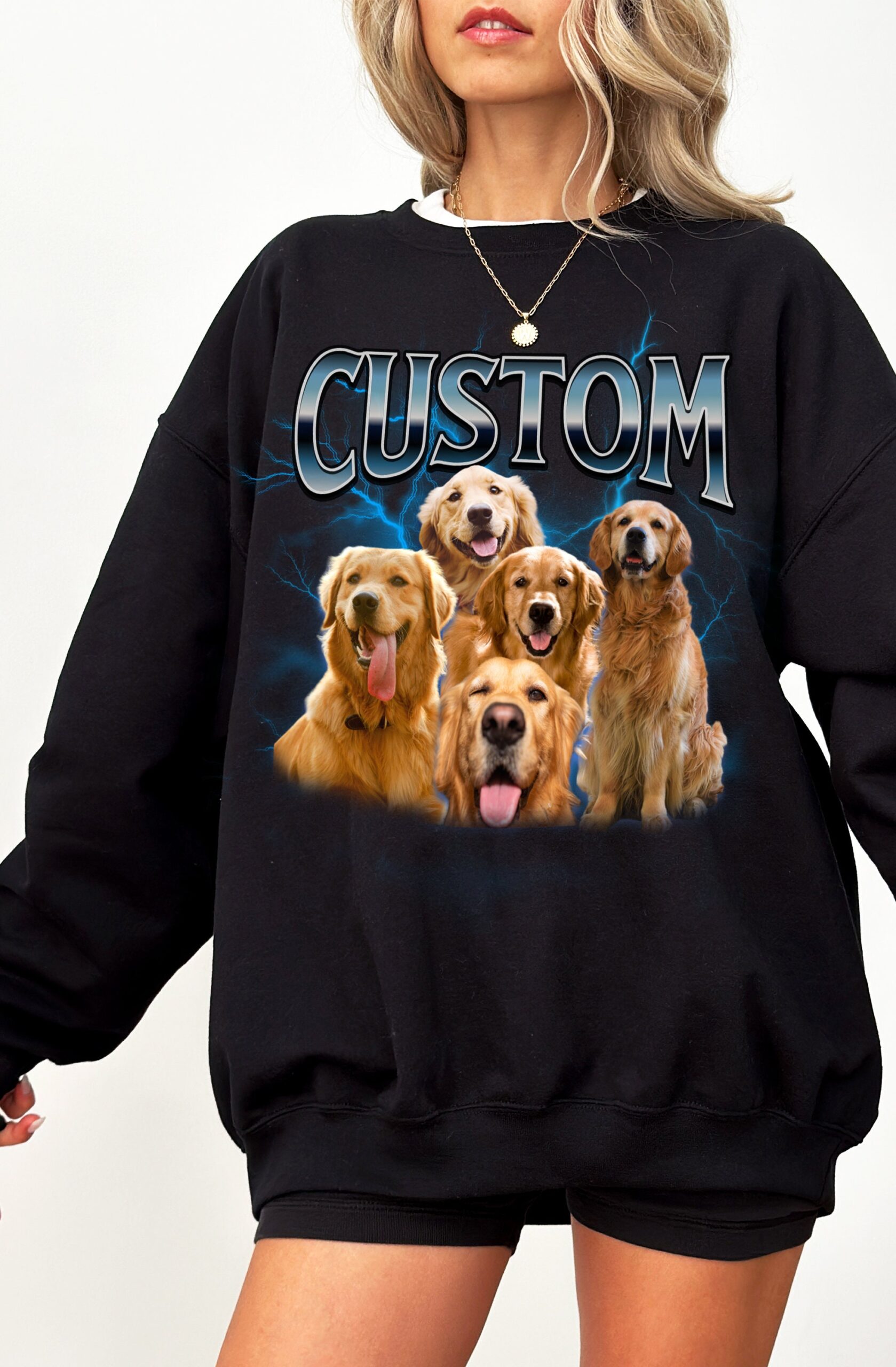 Custom Bootleg Dog Mom Lover Cat 90s Vintage Pet Shirt image 0