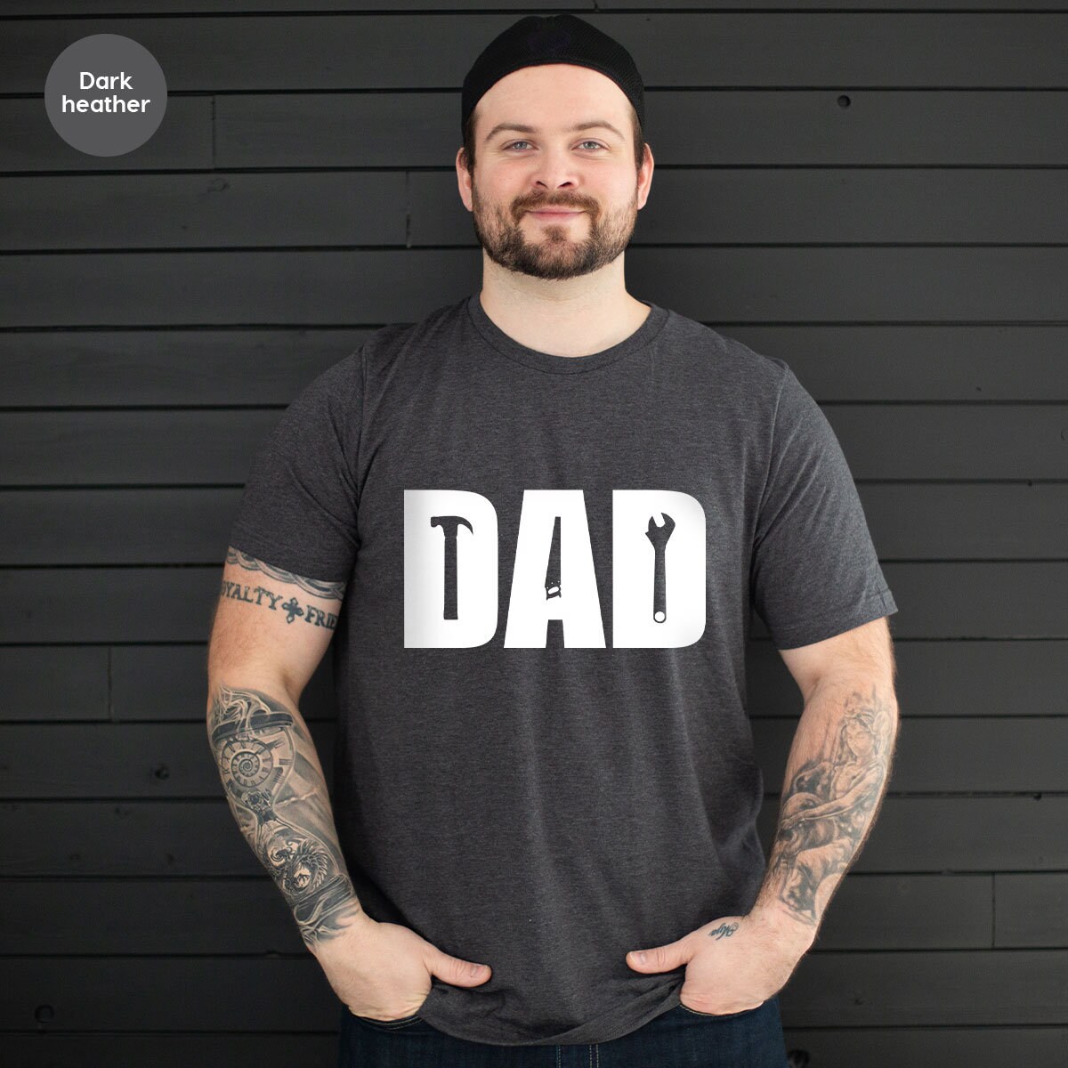 Handyman Repairman Daddy Birthday Gift Best Dad Ever Fathers Day Shirt image 1