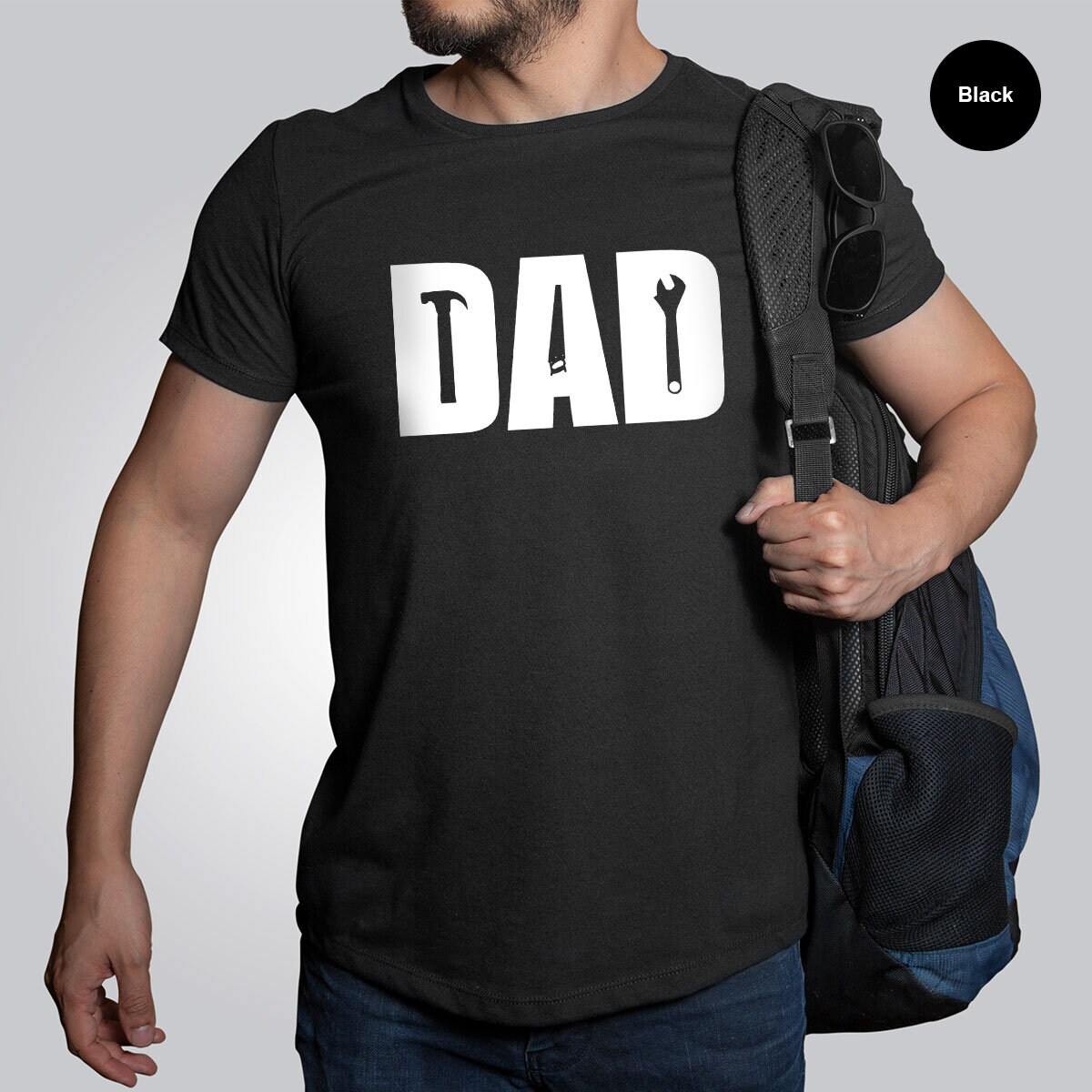 Handyman Repairman Daddy Birthday Gift Best Dad Ever Fathers Day Shirt image 4