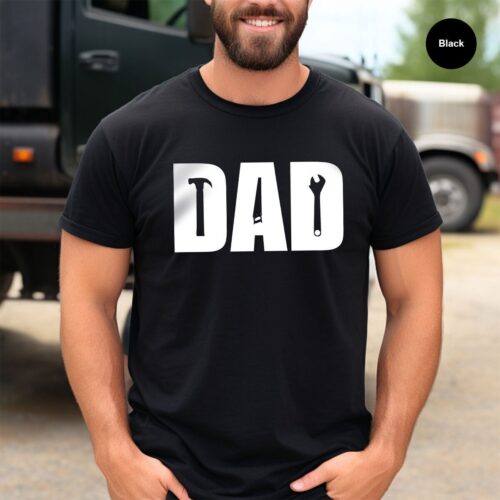 Handyman Repairman Daddy Birthday Gift Best Dad Ever Fathers Day Shirt image 0