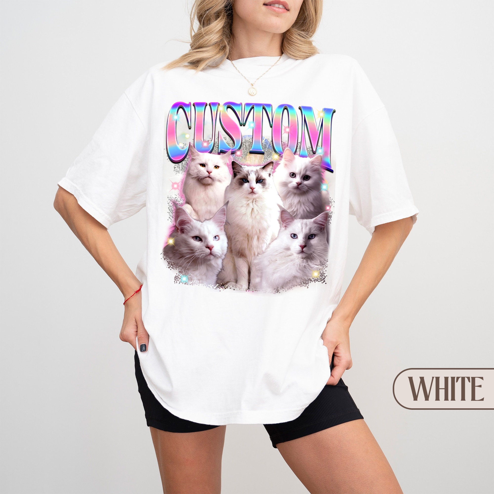 Custom Bootleg Rap Pet Shirt | Vintage 90s | Your Photo & Design image 3