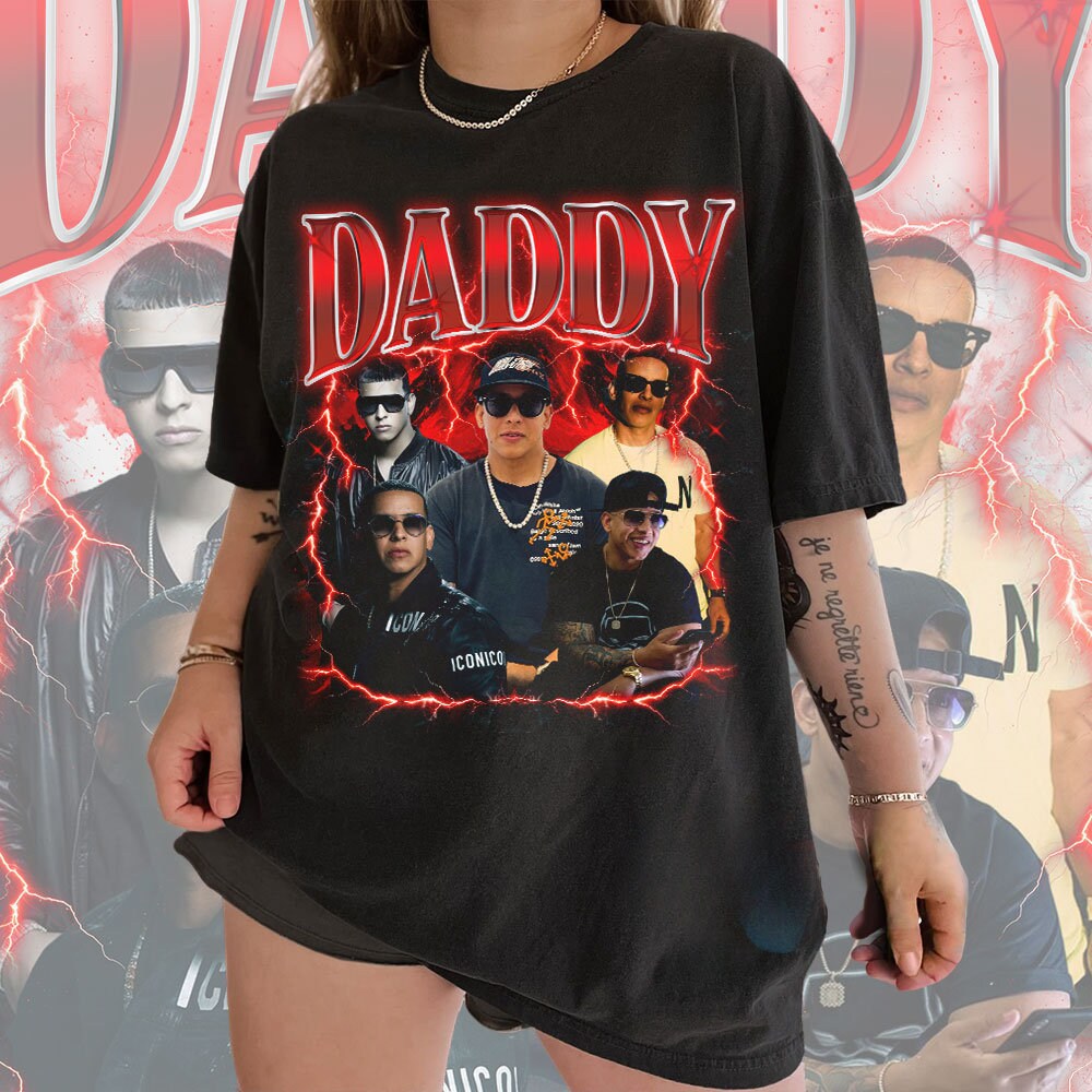 Custom Dad Bootleg Customized Dadddy Photo Best Dad Ever Fathers Day Your 90s Papa Rap Shirt image 3