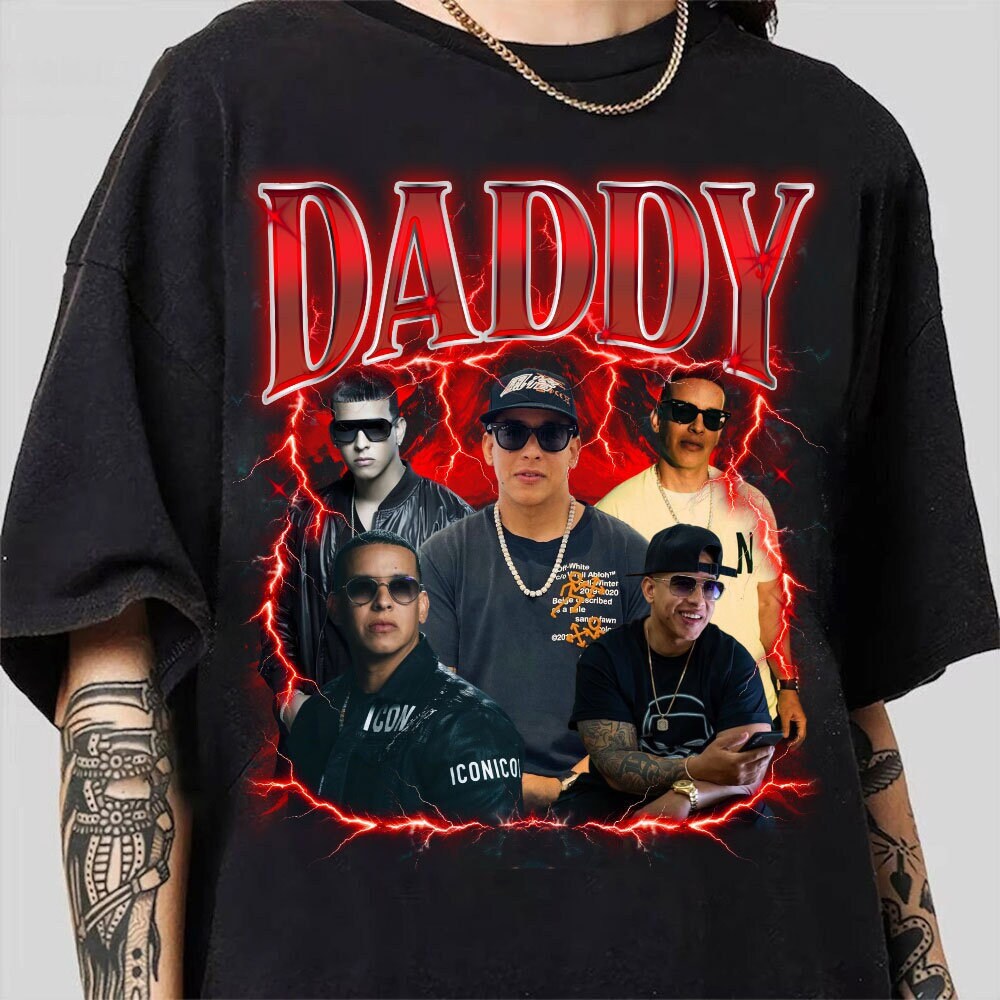 Custom Dad Bootleg Customized Dadddy Photo Best Dad Ever Fathers Day Your 90s Papa Rap Shirt image 1