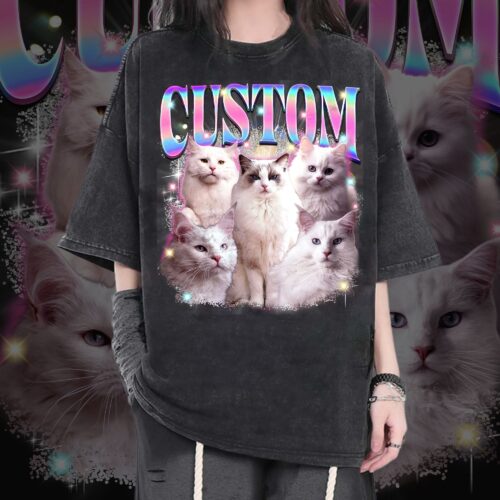 Custom Bootleg Rap Pet Shirt | Vintage 90s | Your Photo & Design image 0