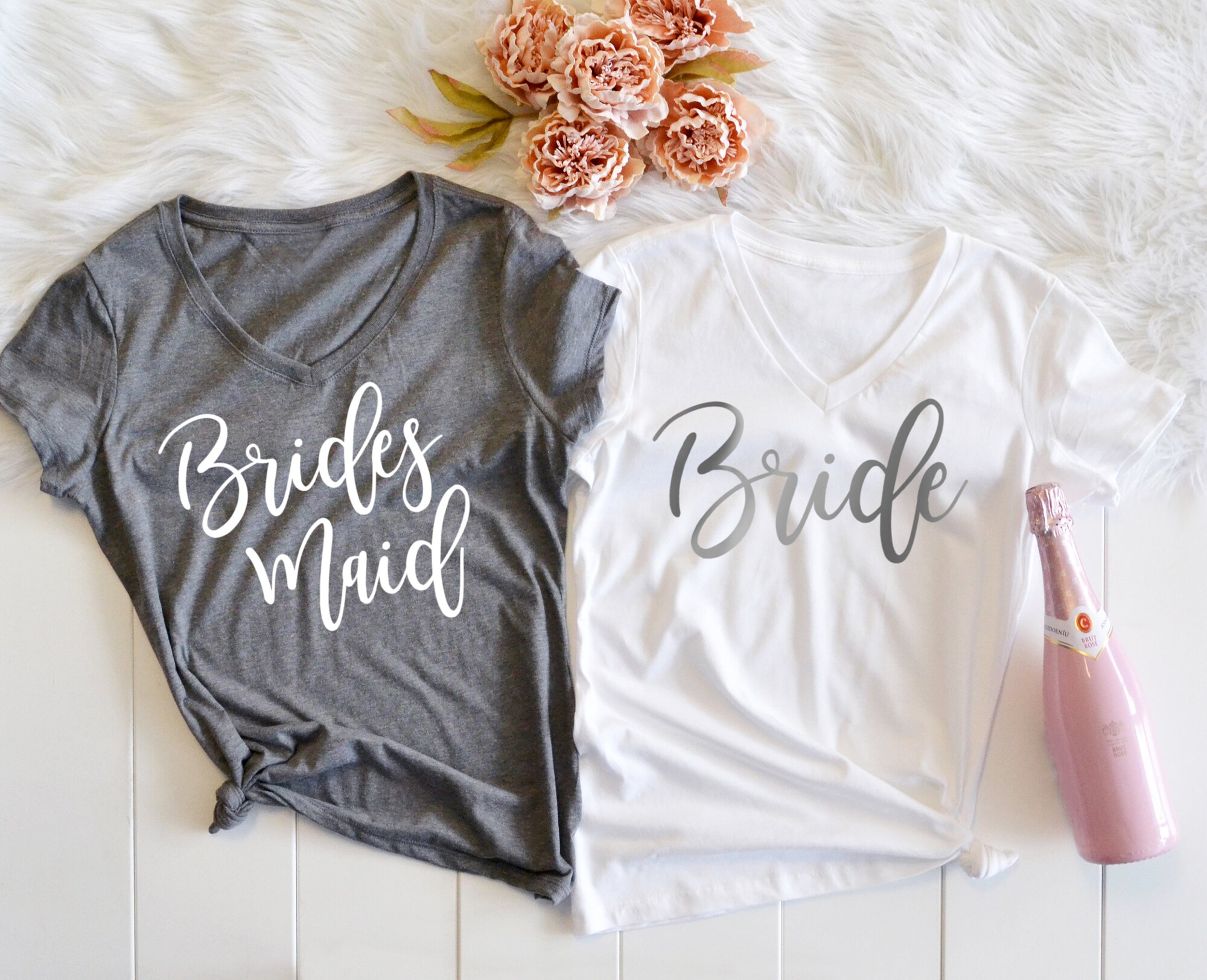 Elegant Bridesmaids Shirts: Perfect for Bridal Parties Bachelorette Shirts image 2