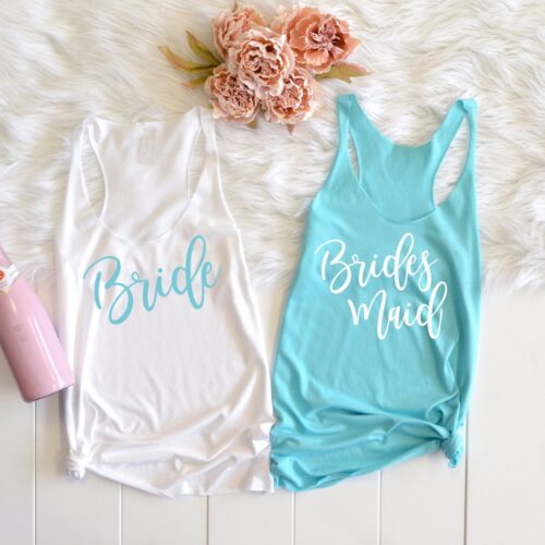 Chic Bridesmaid Tank Tops: Perfect Bridal Party Gifts Bachelorette Shirt image 0