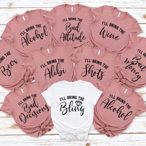 I'll Bring the Fun: Bachelorette Party Shirts & Drinking Tees image 0