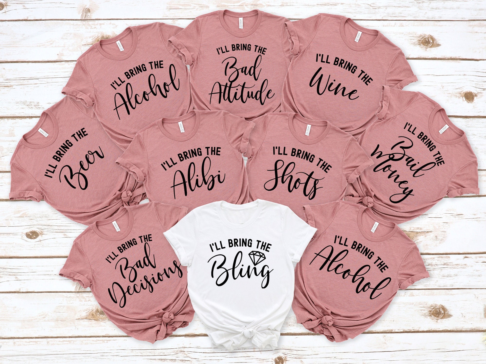 I'll Bring the Fun: Bachelorette Party Shirts & Drinking Tees image 0