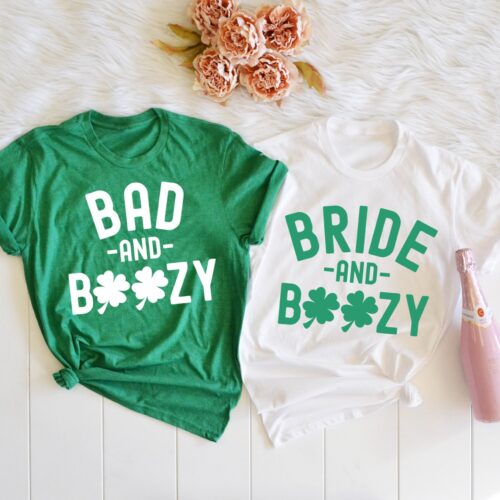 Lucky in Love: St. Patrick's Day Bachelorette Party Shirts image 0