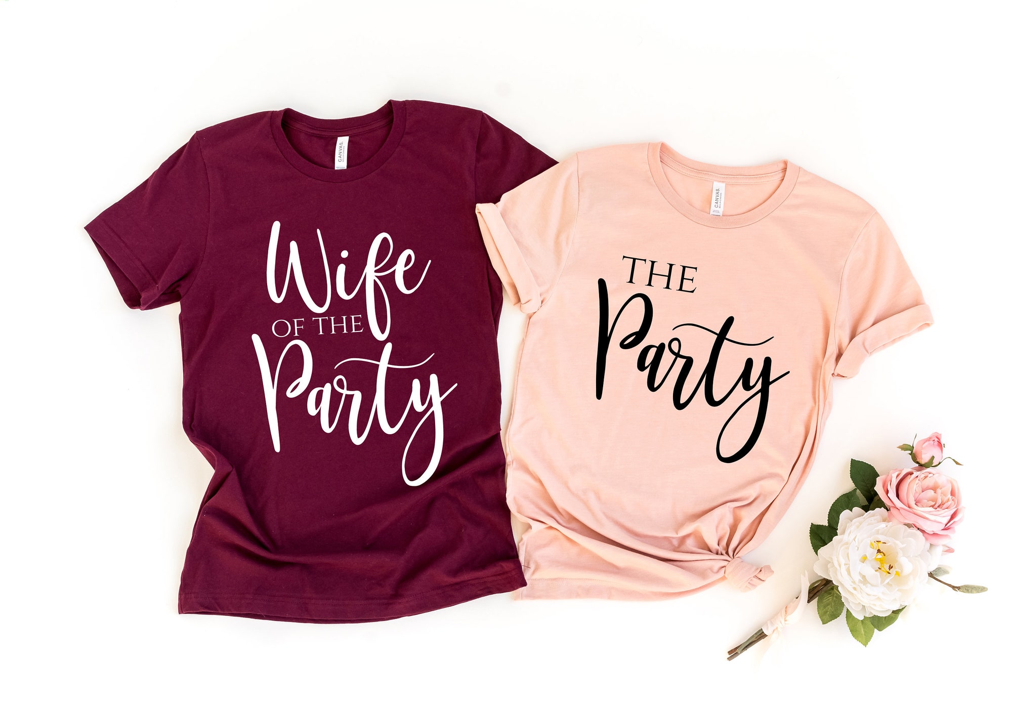 Wife of the Party - Bachelorette & Bridesmaid Shirts image 0