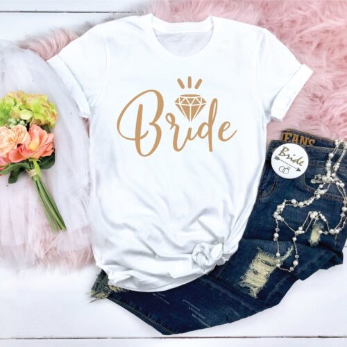 Bride & Bachelorette Party Tees - Wedding Bridal Shirts image 0