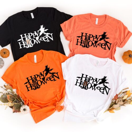 Happy Halloween Friends Horror Witch Shirt image 0