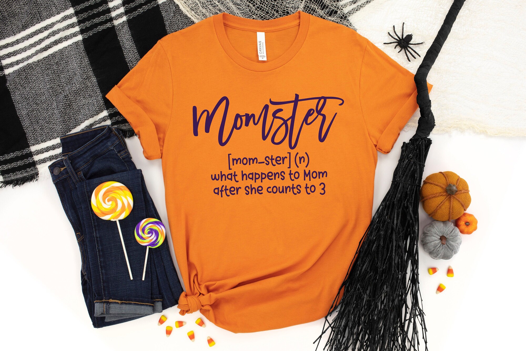 Momster Defined Halloween Shirt Halloween Party T-Shirt image 3