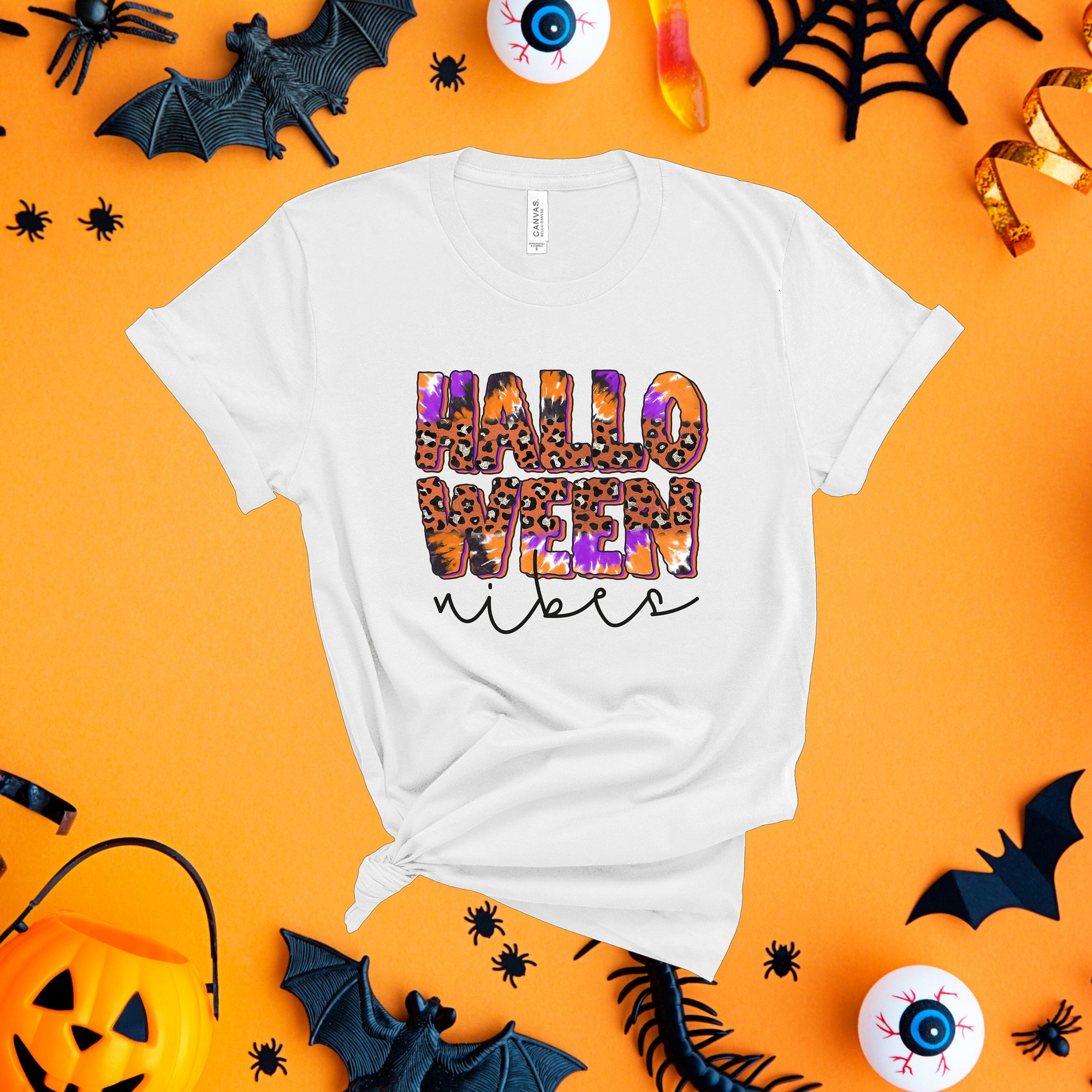 Halloween Vibes Leopard Print Shirt image 2