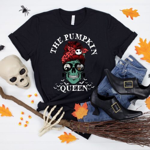 The Pumpkin Queen Halloween Party Shirt image 0