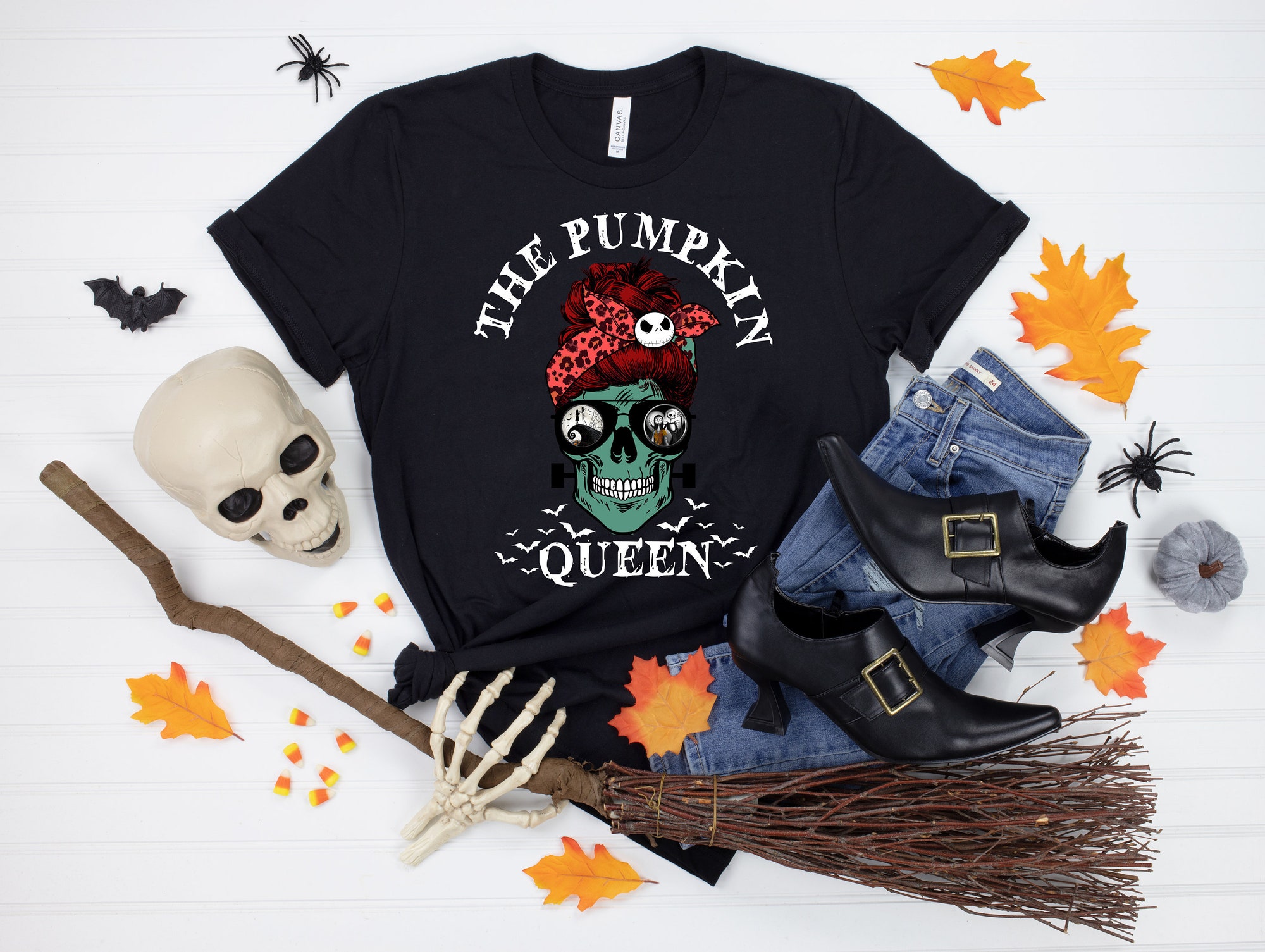 The Pumpkin Queen Halloween Party Shirt image 0