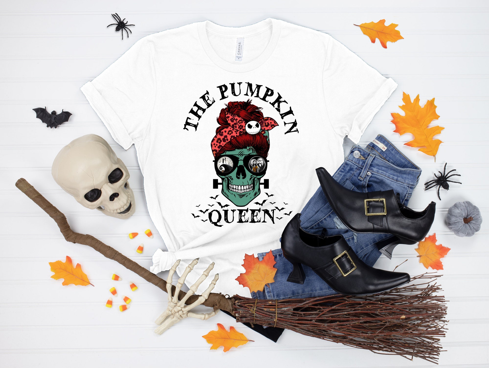 The Pumpkin Queen Halloween Party Shirt image 2