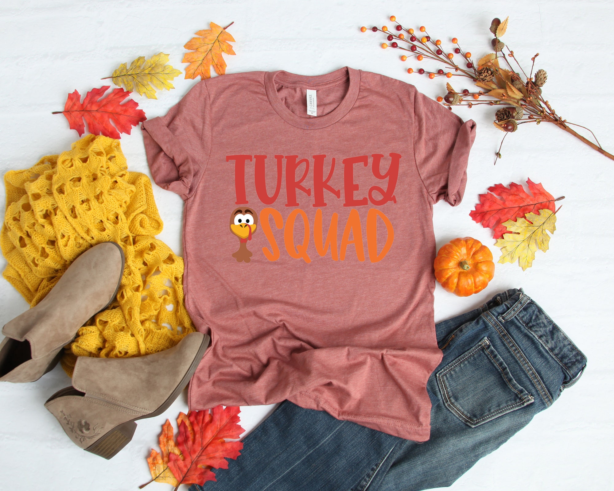 Turkey Squad Shirt | Thanksgiving T Shirt | Fall Autumn Women's Top image 2