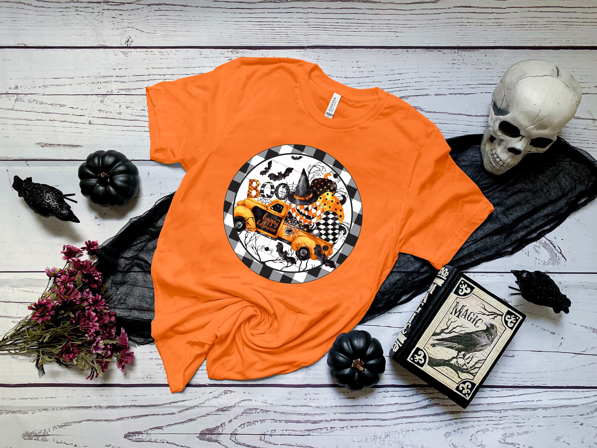 Halloween Truck BOO Shirt image 1