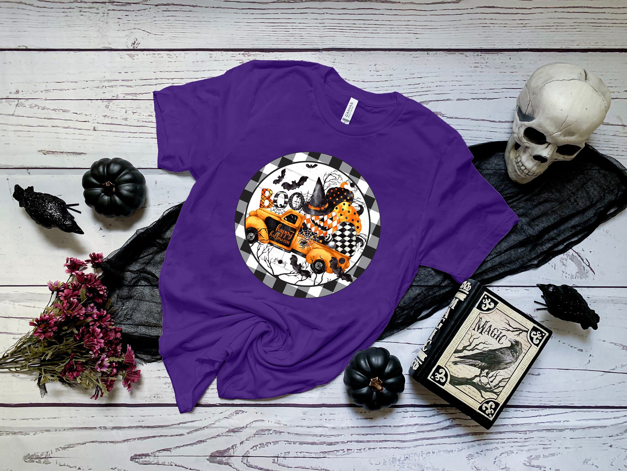 Halloween Truck BOO Shirt image 2