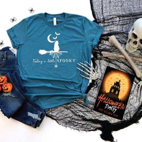 Spooky & Witchy: Matching Halloween Drinking Shirts for Women image 0