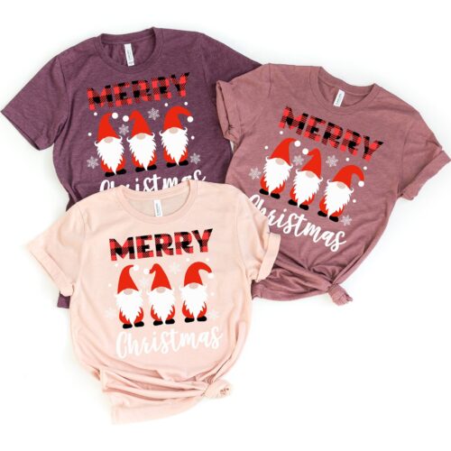 Merry Christmas Gnomes Shirt | Holiday & New Year Apparel image 0