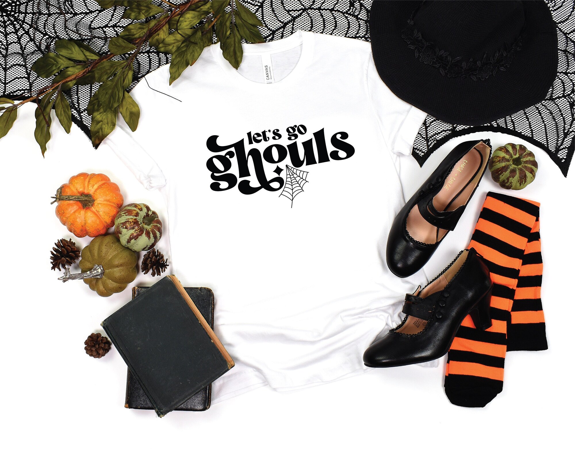 Let's Go Ghouls: Cute Halloween & Fall Shirts for Women & Kids image 1