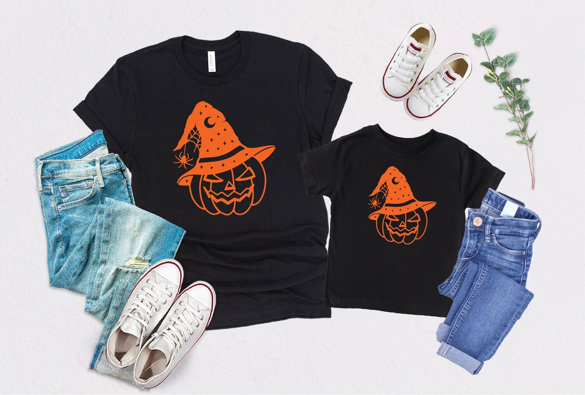 Pumpkin Witch Shirt: Perfect Mom Gift for Halloween Party 2023 image 2