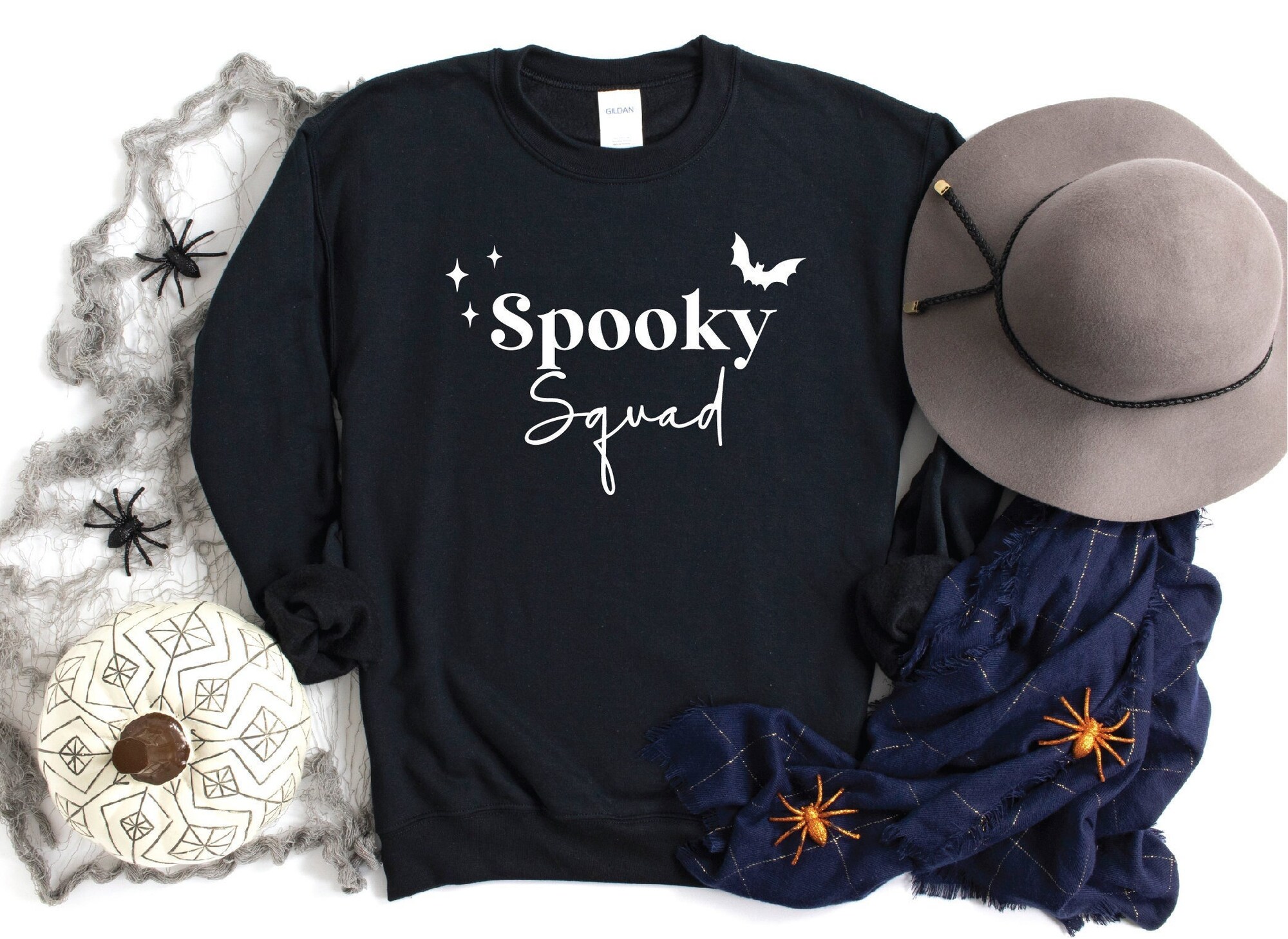 Spooky Squad Sweatshirt: Fun Matching Halloween Gift image 1