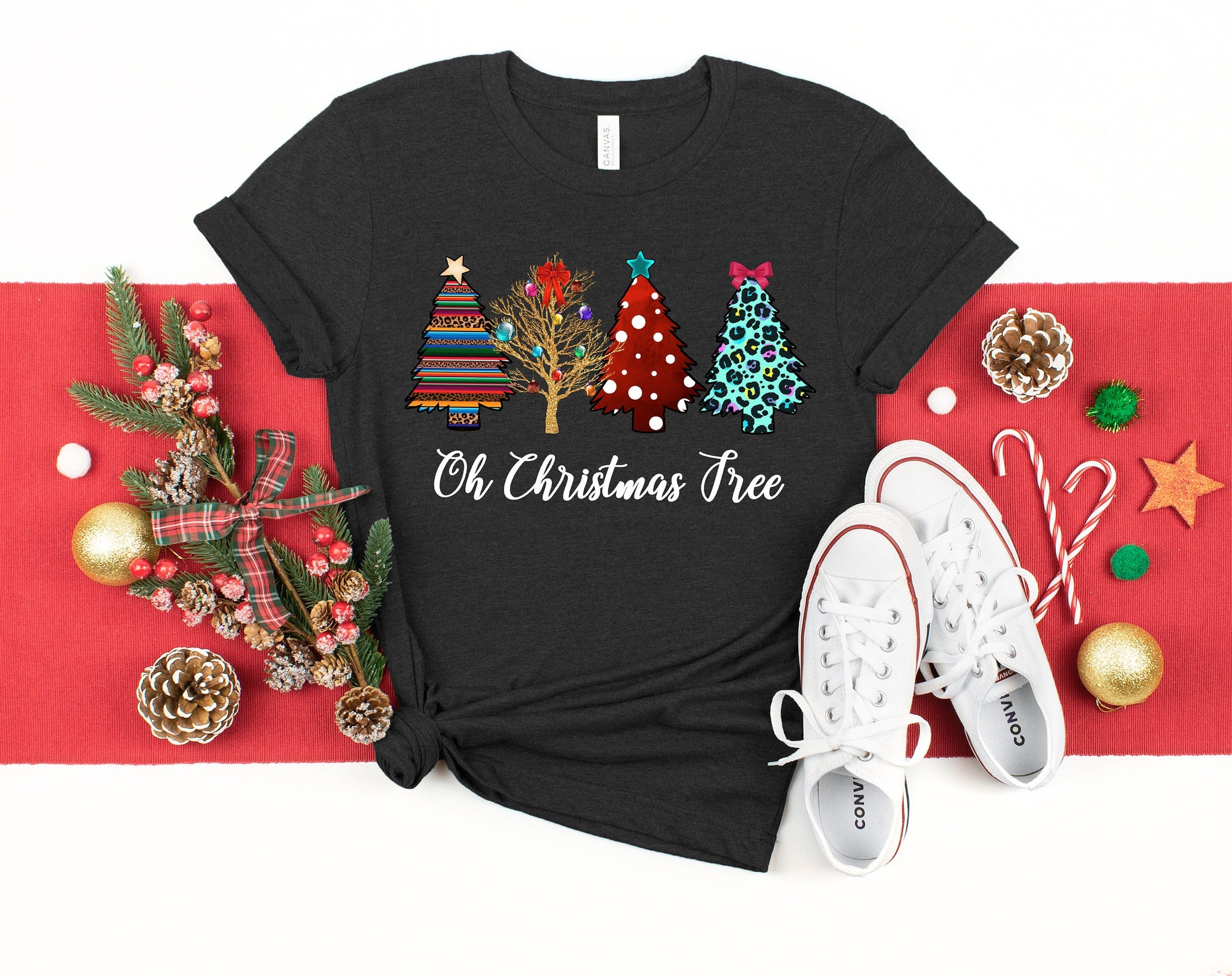 Oh Christmas Tree Shirt: Most Wonderful Time Merry Christmas Tee image 0