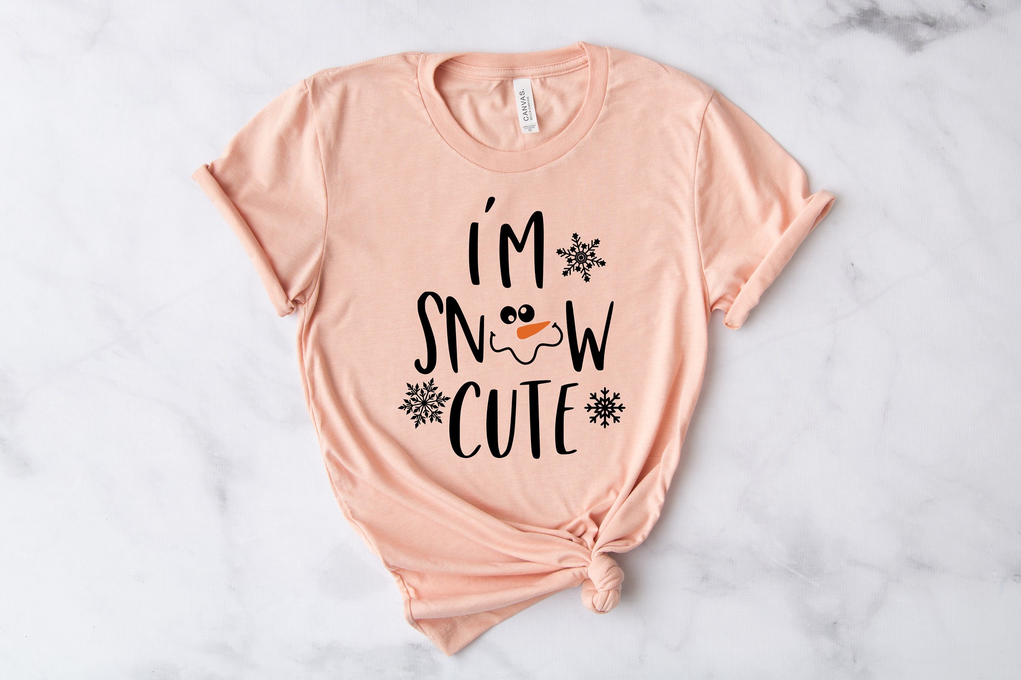 I'M Snow Cute Shirt | Christmas Snowman & Holiday Apparel image 1