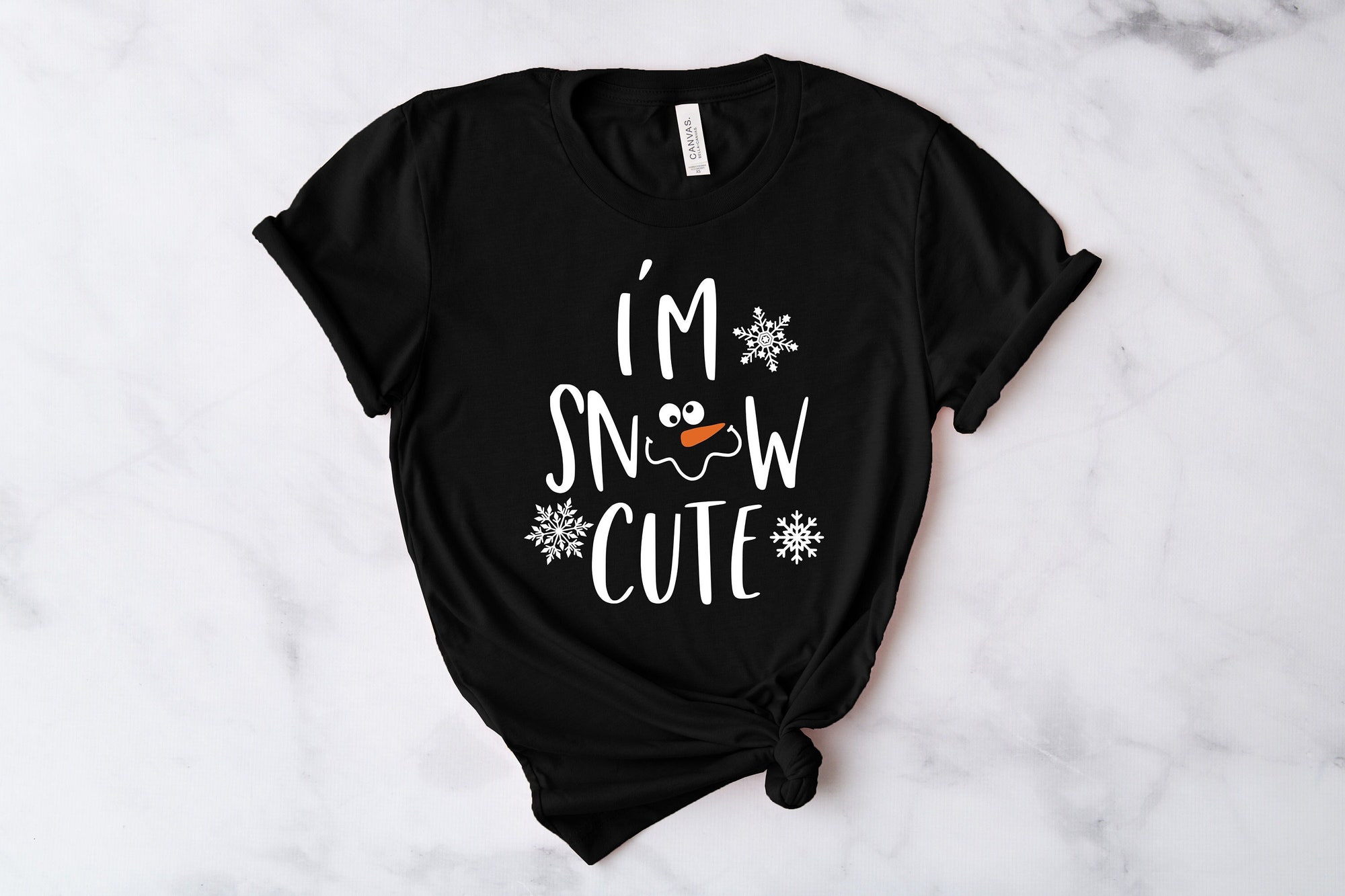 I'M Snow Cute Shirt | Christmas Snowman & Holiday Apparel image 0