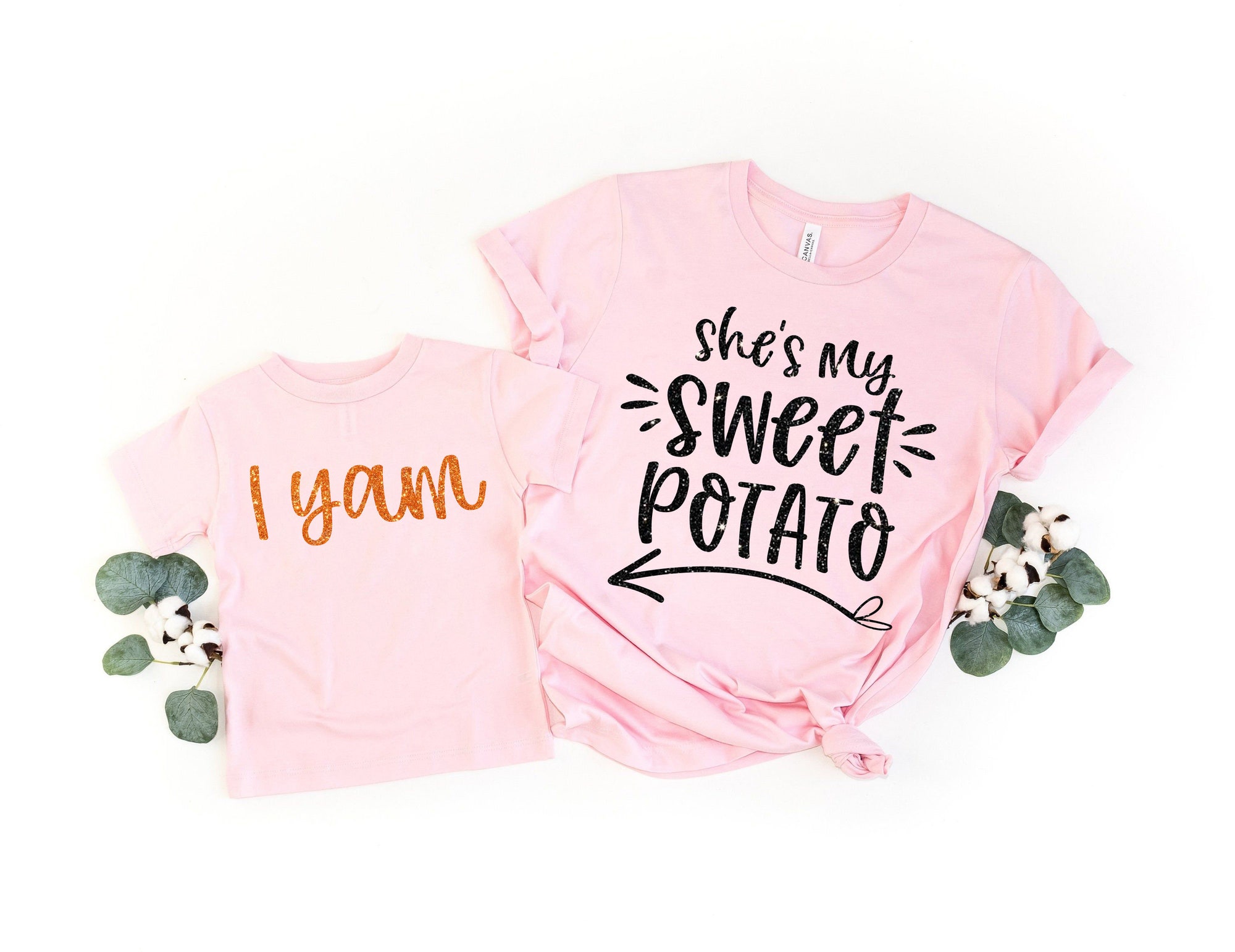 She's My Sweet Potato I Yam Shirt | Couples Thanksgiving Shirt image 1