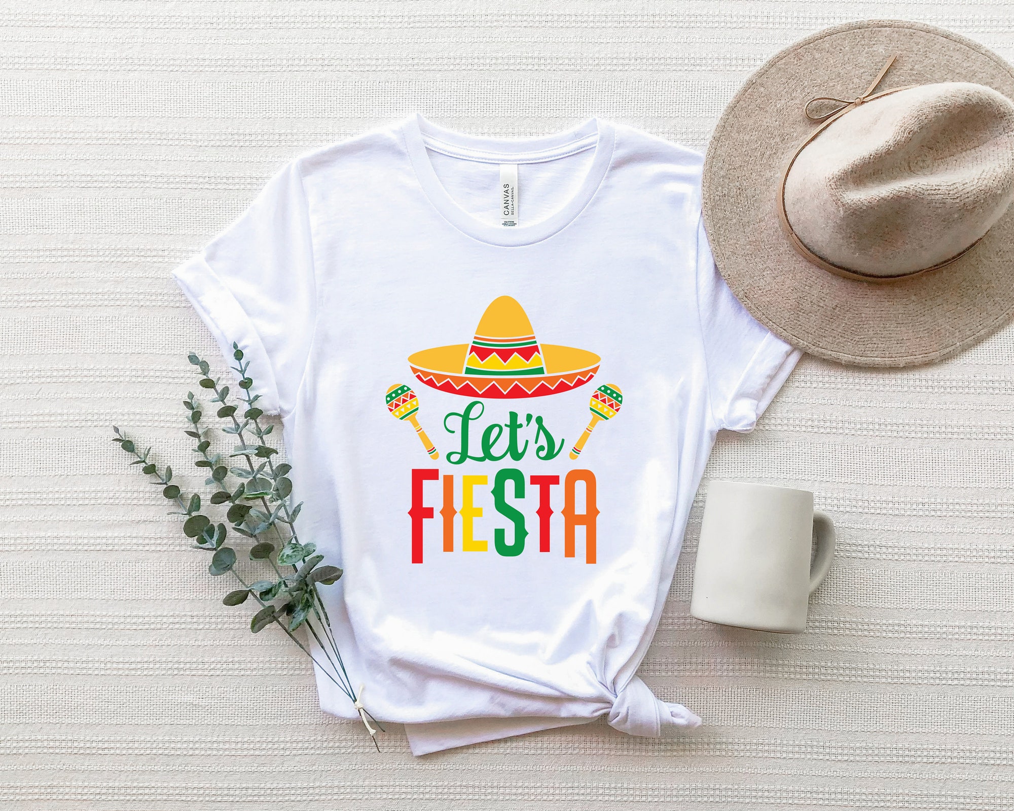 Let's Fiesta - Cinco De Mayo & Bachelorette Tee image 1