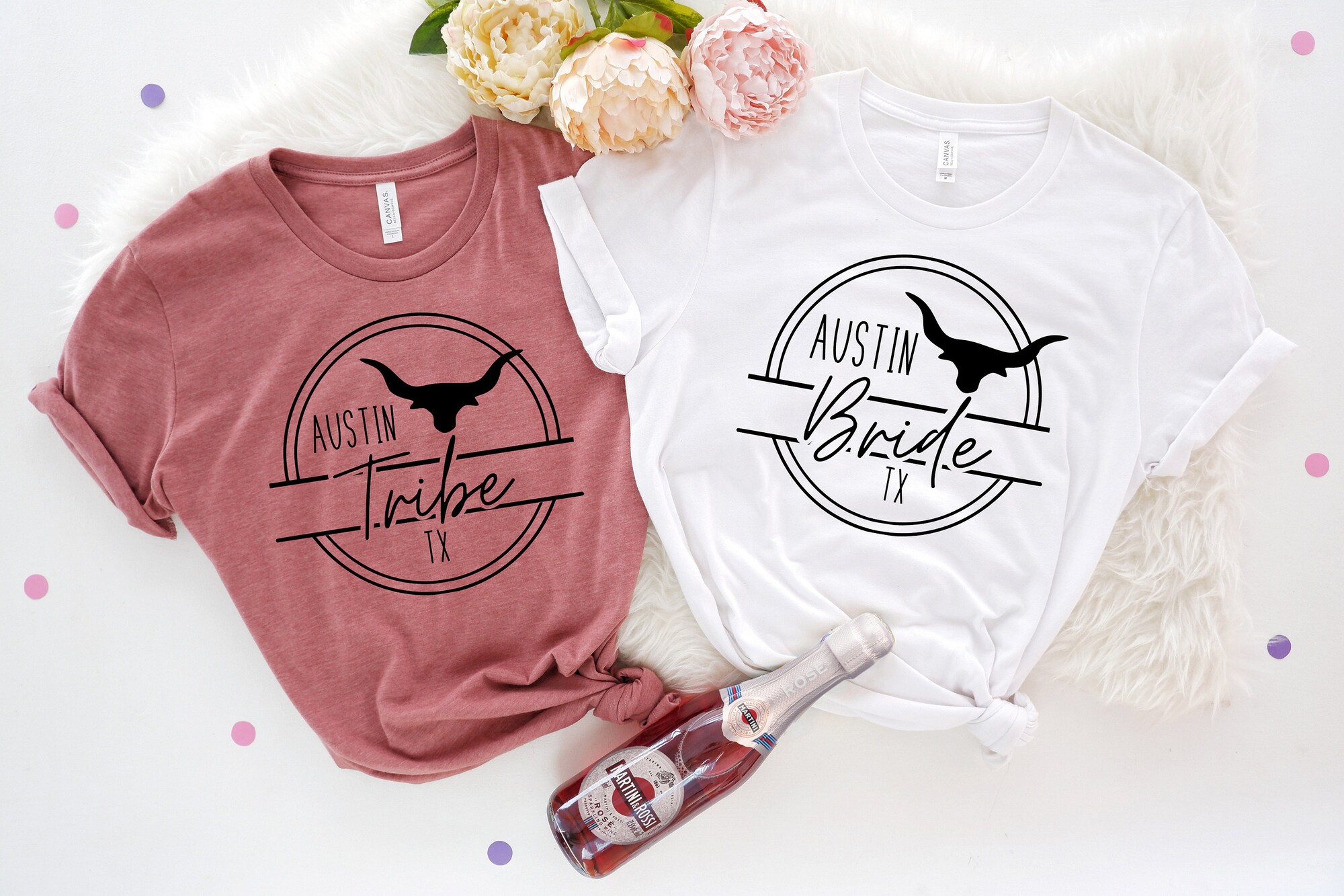 Austin Bride & Tribe T-Shirts - Wedding Bachelorette Gift Ideas image 2