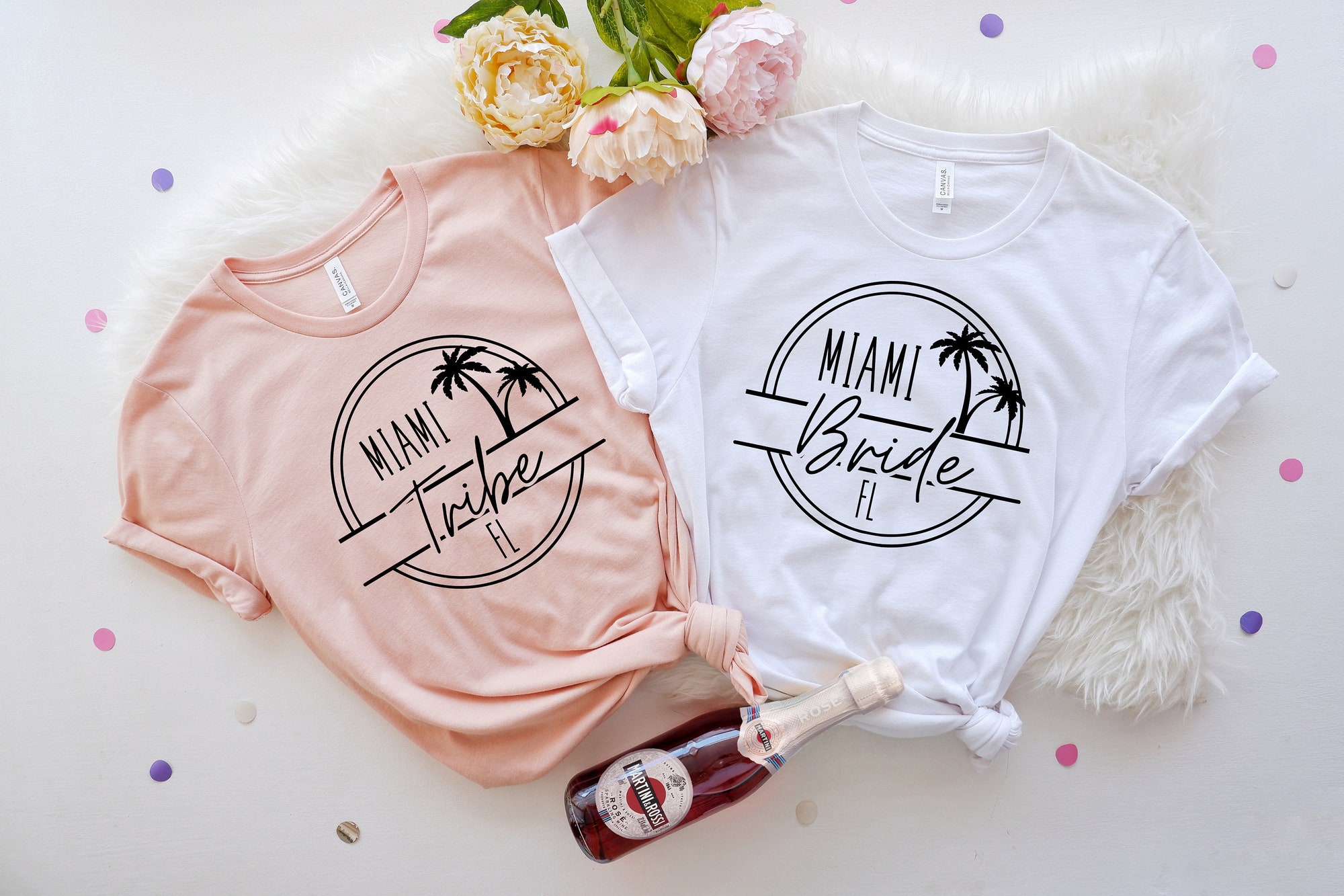 Miami Bride Shirt Bachelorette Tees Wedding Gifts & Party Ideas image 1