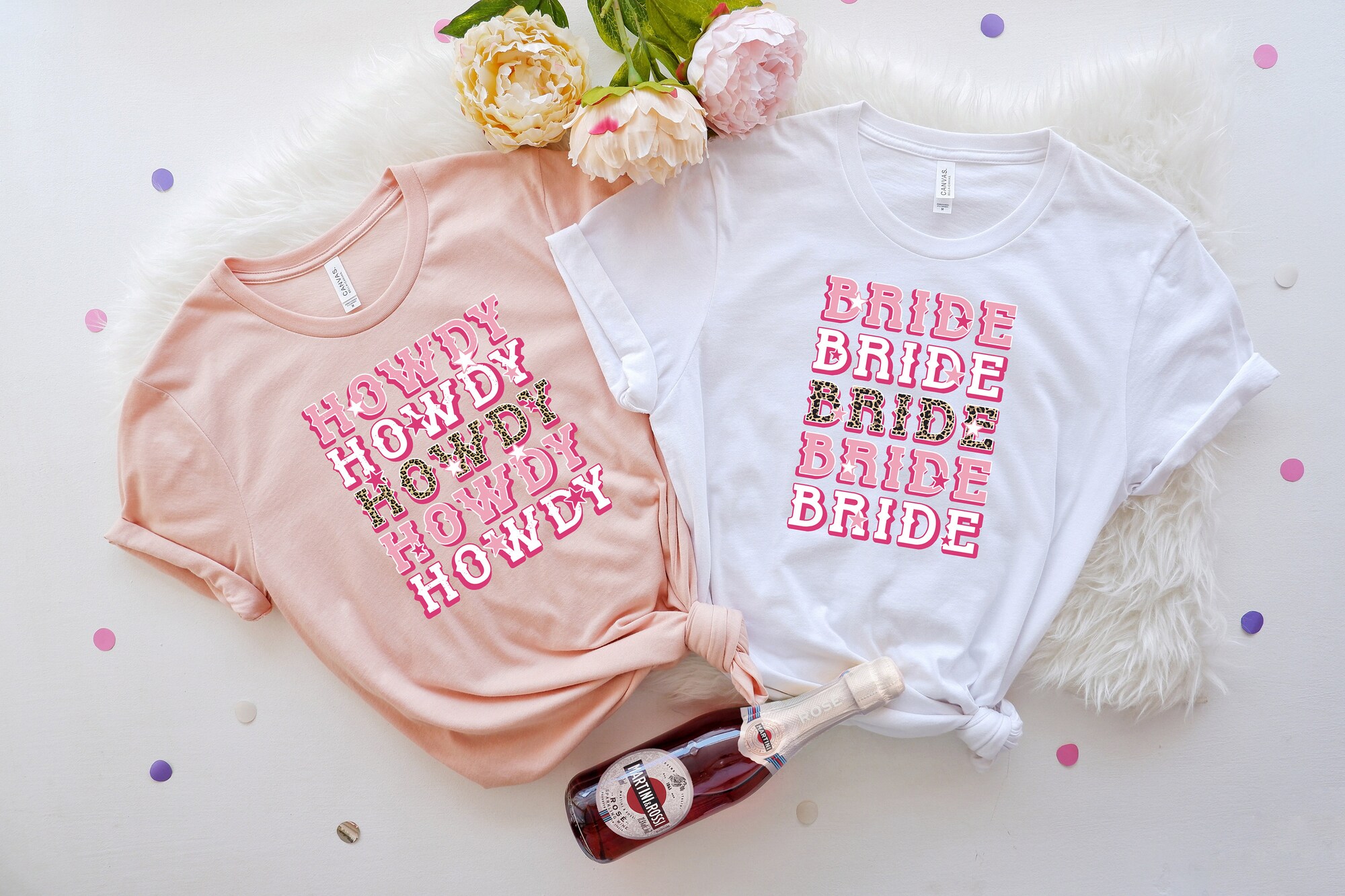 Howdy Bride: Western Wedding Nashville Bachelorette Shirts & Gifts image 2