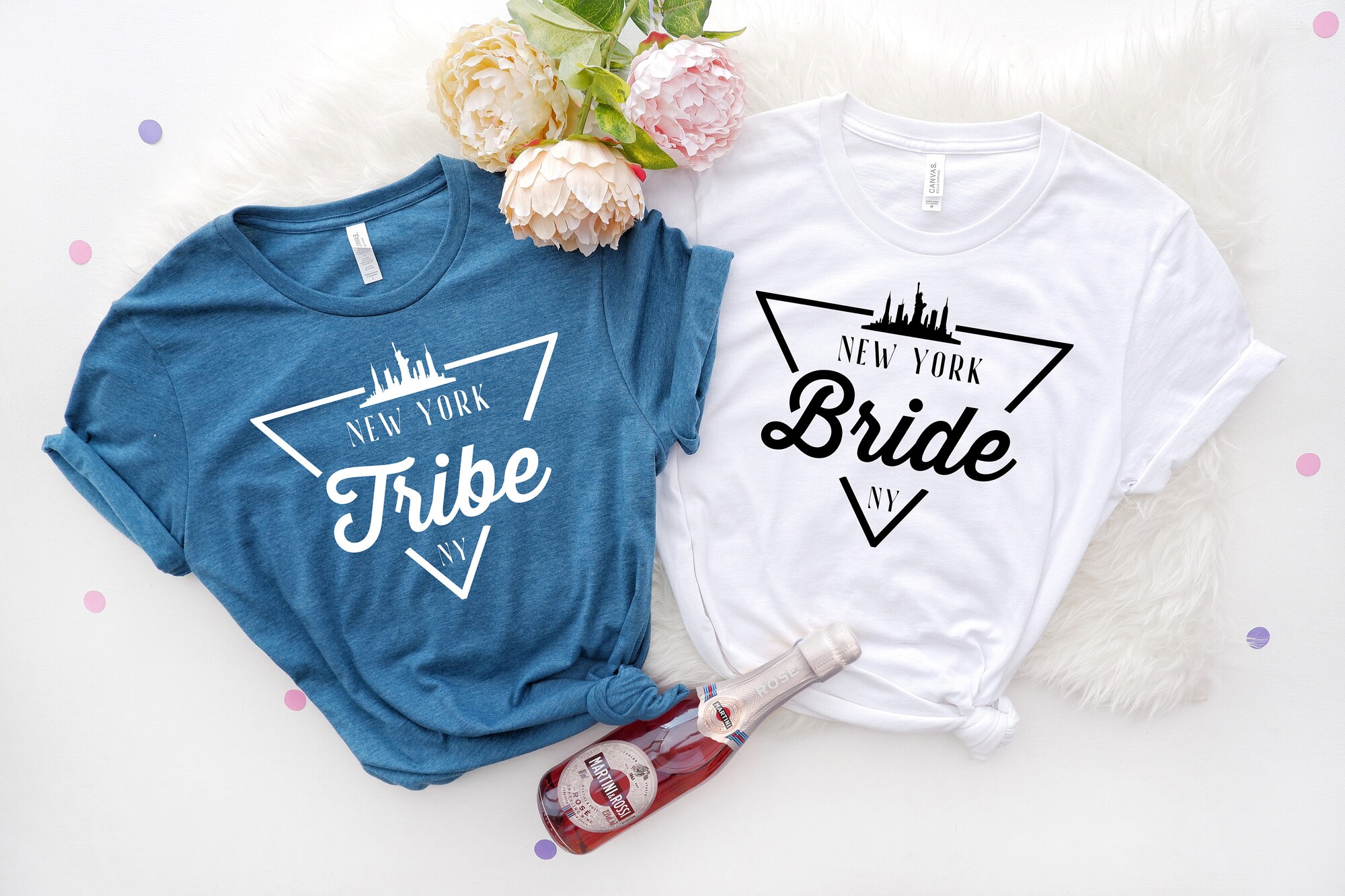 NY Bride Tribe & Bachelorette Tees - NYC Wedding & Bridal Shower Gifts image 1