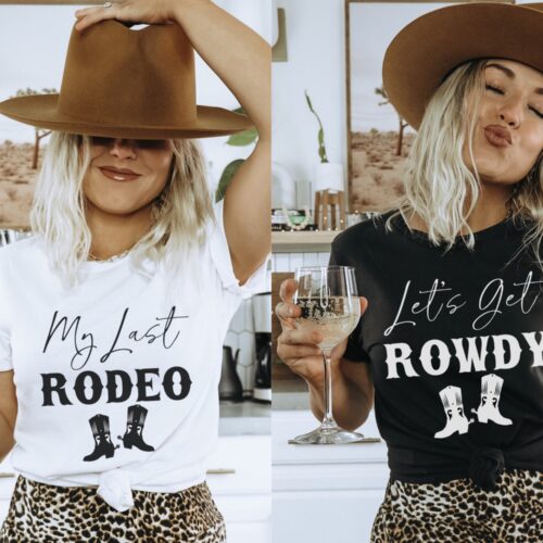 Country Bachelorette Party Tees: Last Rodeo & Nashville Fun Shirts image 0