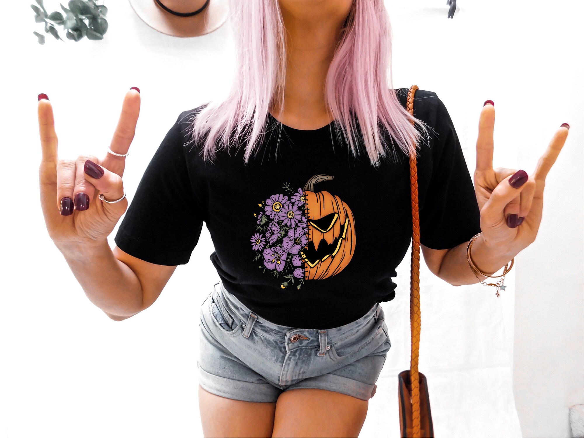 "Sweet & Spooky Pumpkin Tee: Halloween Sarcasm & Horror Shirt" image 0