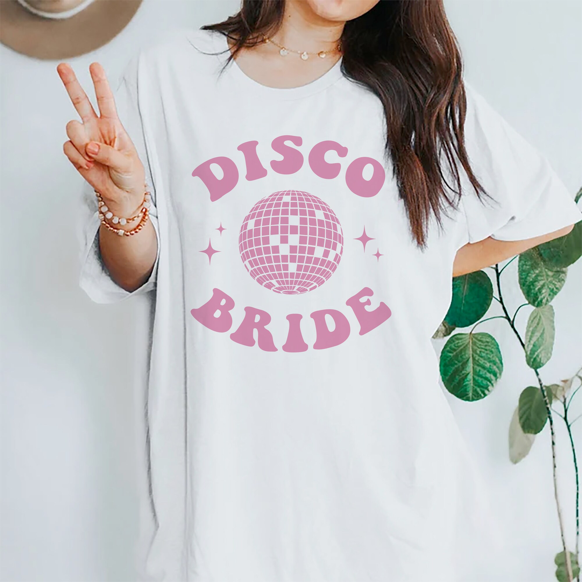 Disco Bride Shirt, Groovy 80s 90s Disco Theme, Bachelorette Party, Retro Trendy Shirt, Bride Bridesmaid Tee, Aesthetic Group Matching Shirt image 1