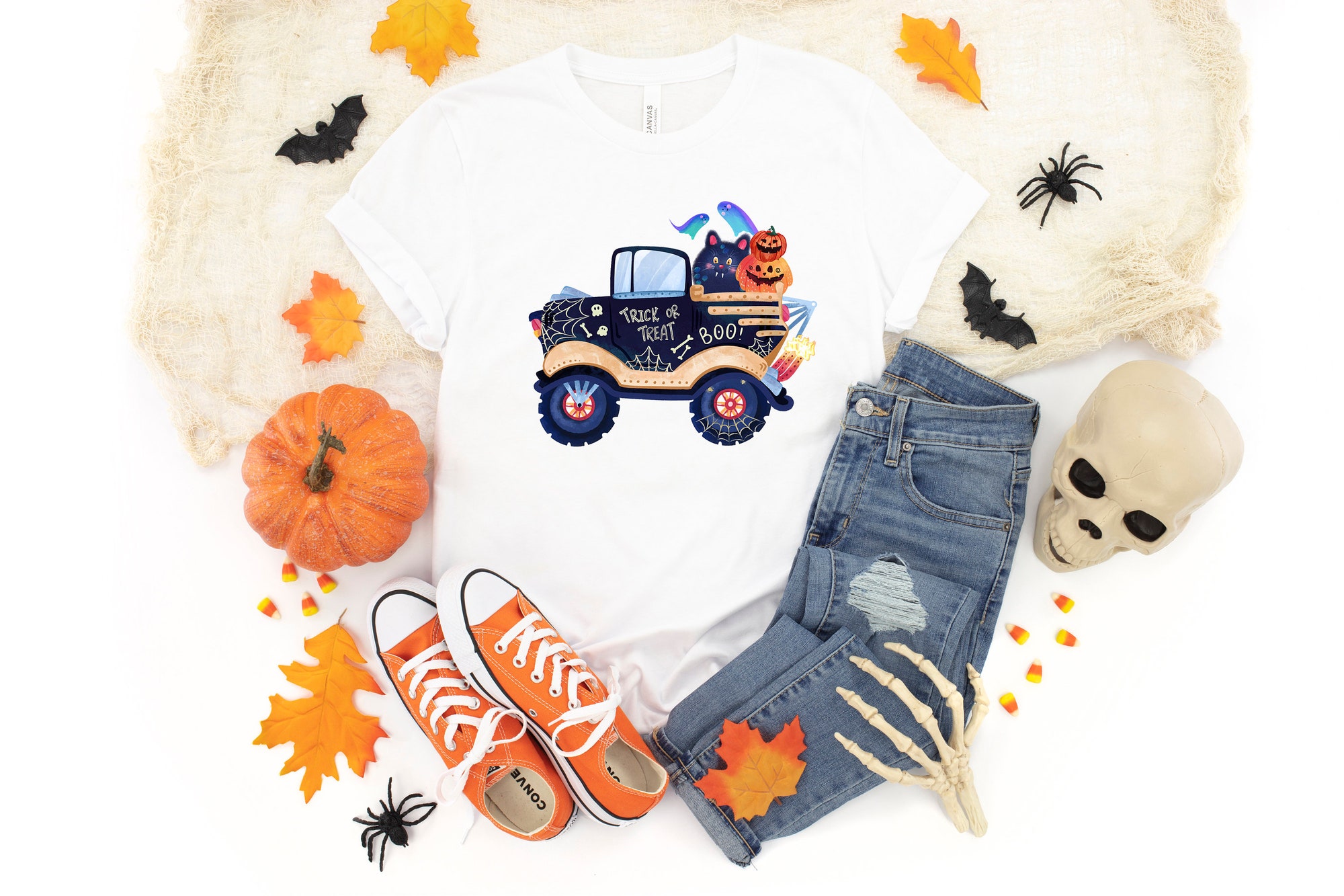 Halloween Monster Truck Shirt image 2