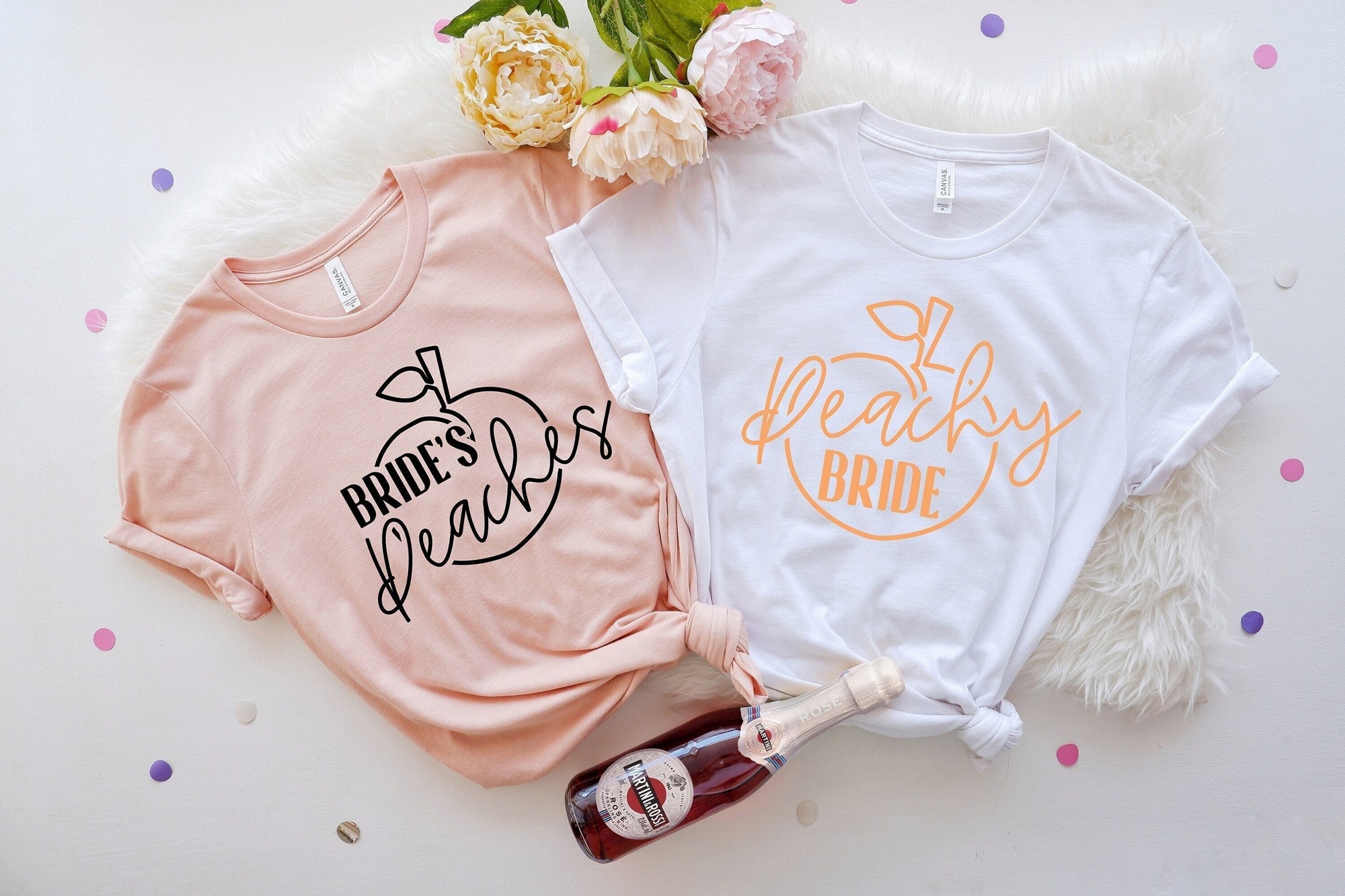 Peachy Bride & Southern Bachelorette Shirts: Georgia Peach Tees Savannah image 0