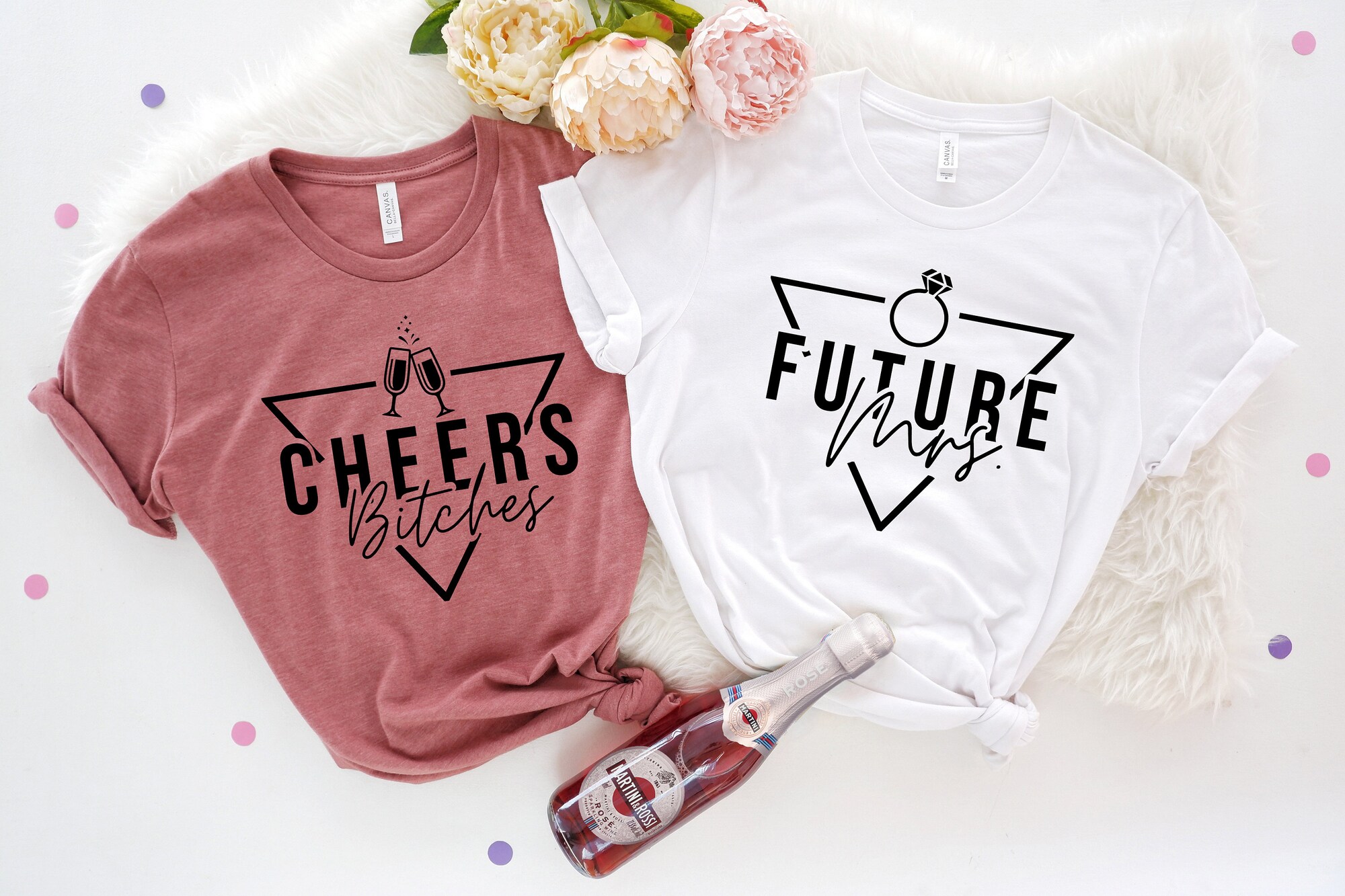 Future Mrs. & Bride Shirts Bachelorette & Wedding Gifts Engagement Tees image 2